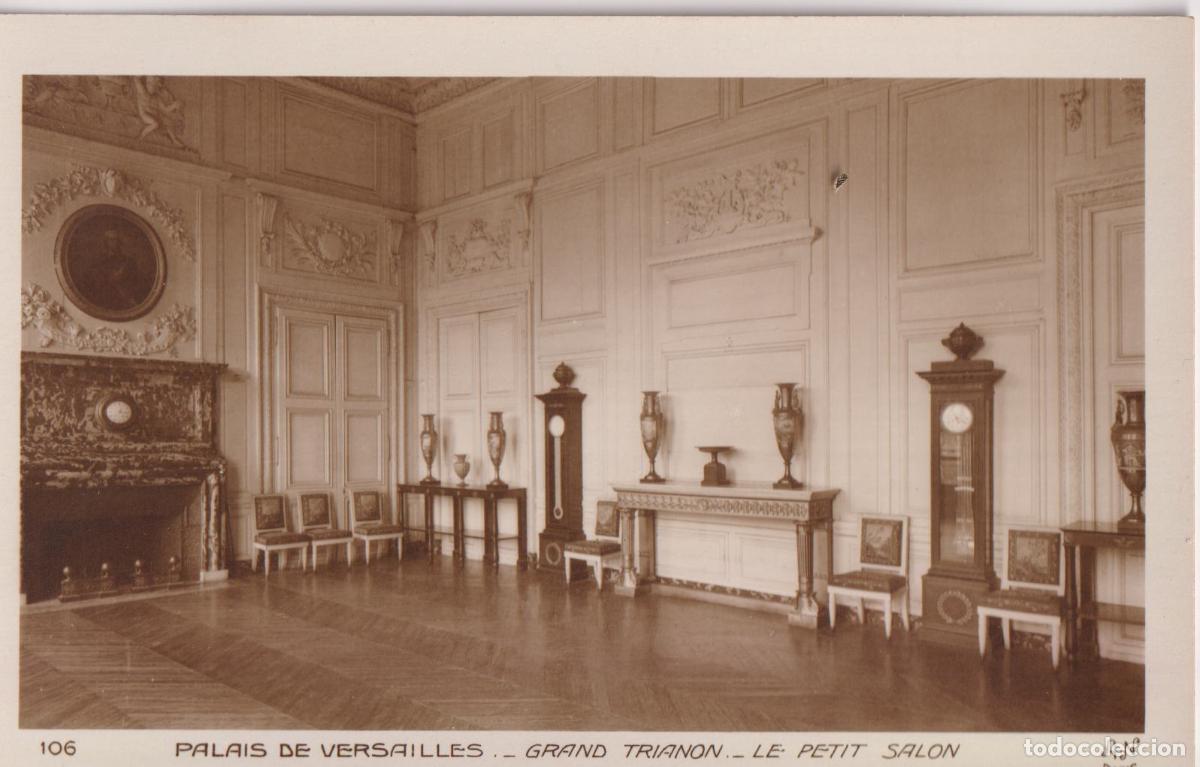 Postales: FRANCIA, PALACIO DE VERSALLES, GRAN TRIANON, LE PETIT SALON - A.NOYER 106 - S/C