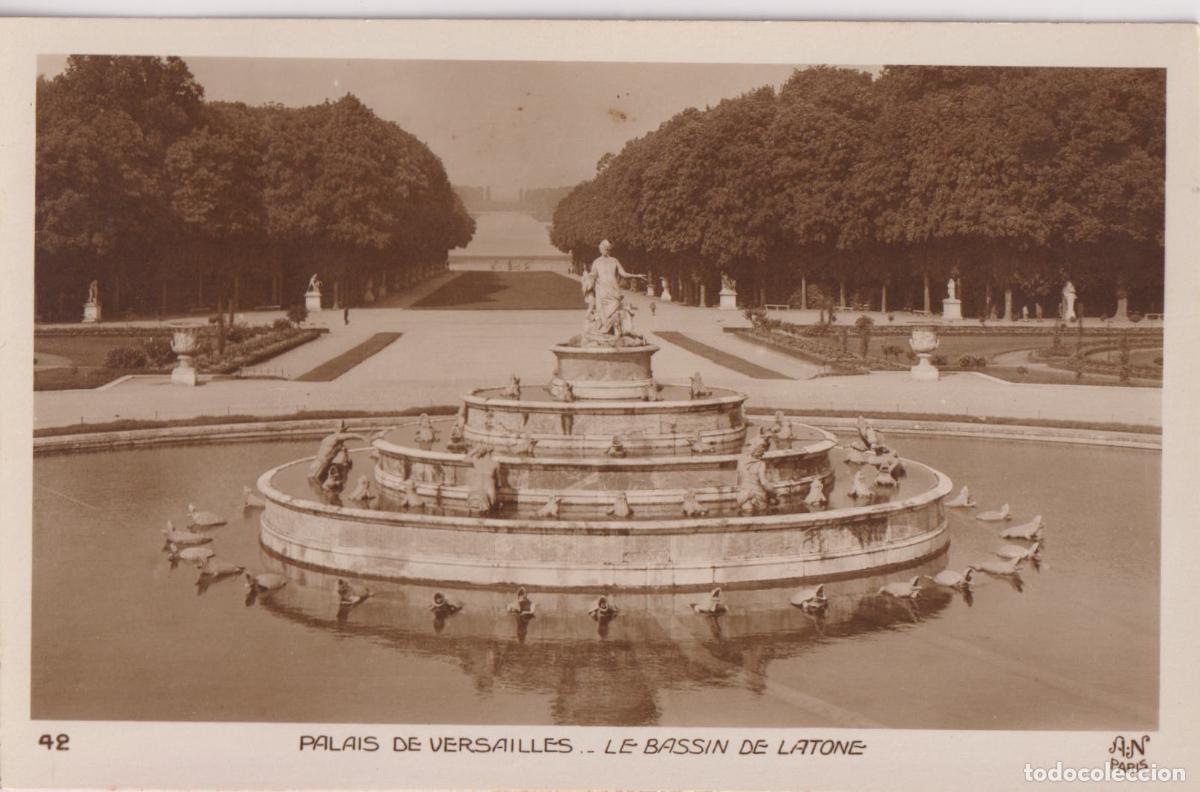 Postales: FRANCIA, PALACIO DE VERSALLES, LE BASSIN DE LATONE - A.NOYER 42 - S/C