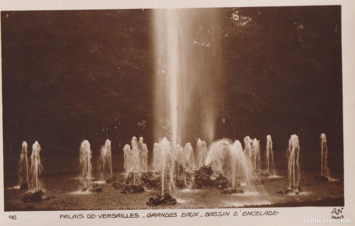 Postales: FRANCIA, PALACIO DE VERSALLES, GRANDES EAUX - BASSIN D'ENCELADE - A.NOYER 96 - S/C