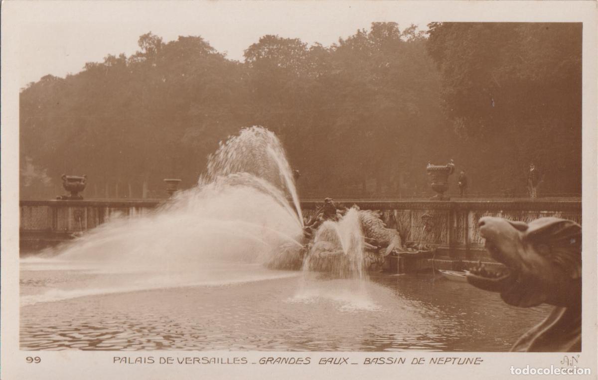 Postales: FRANCIA, PALACIO DE VERSALLES, GRANDES EAUX - BASSIN DE NEPTUNO - A.NOYER 99 - S/C