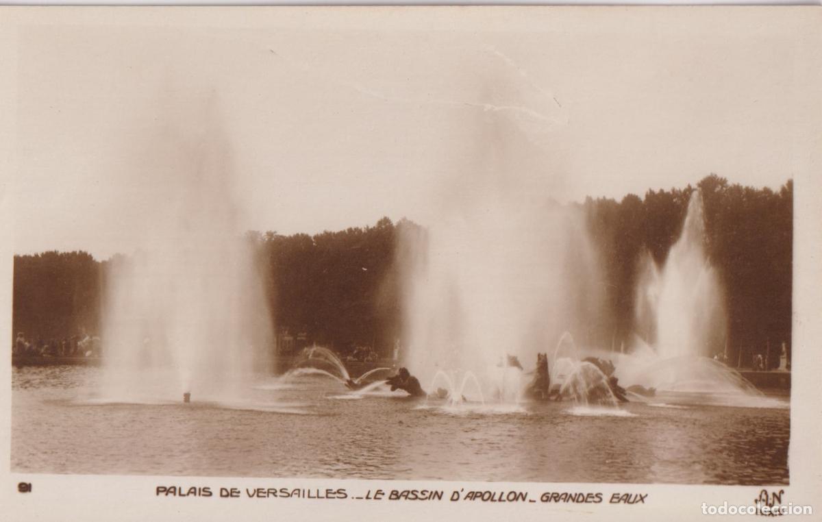 Postales: FRANCIA, PALACIO DE VERSALLES, GRANDES EAUX - LE BASSIN D'APOLLON - A.NOYER 94 - S/C