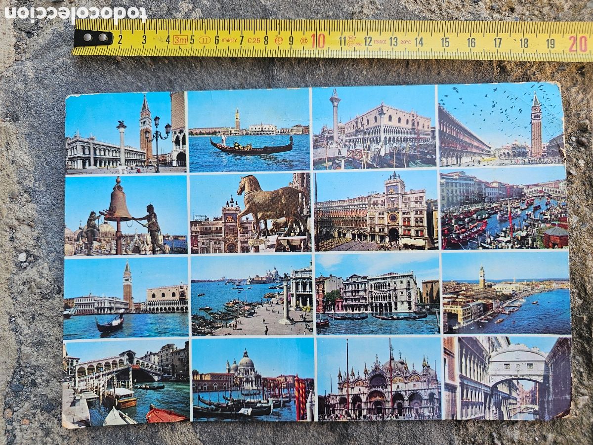 Postales: Postal Venecia / Italia (1963) - 12 Vistas grande Antonio Font Canyet Badalona muerte Papa