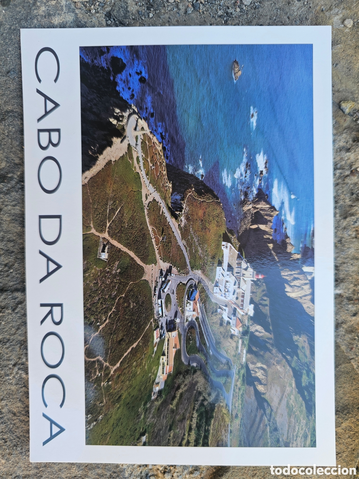 Postales: Postal Souvenir / L&aacute;mina Cabo da Roca (Portugal) - Vista A&eacute;rea 1990s mas grande de lo normal