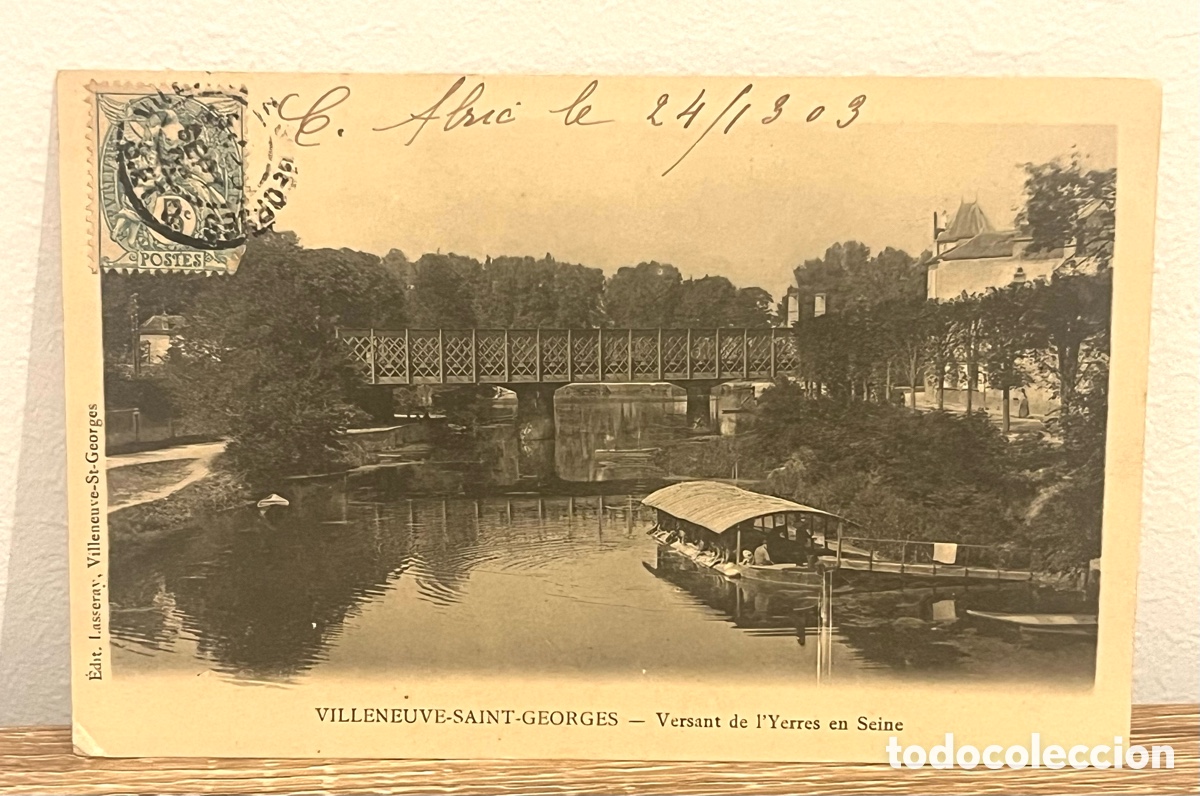 Postales: POSTAL: VILLENEUVE-SANT-GEORGES - VERSANT DE L'YERRES EN SEINE