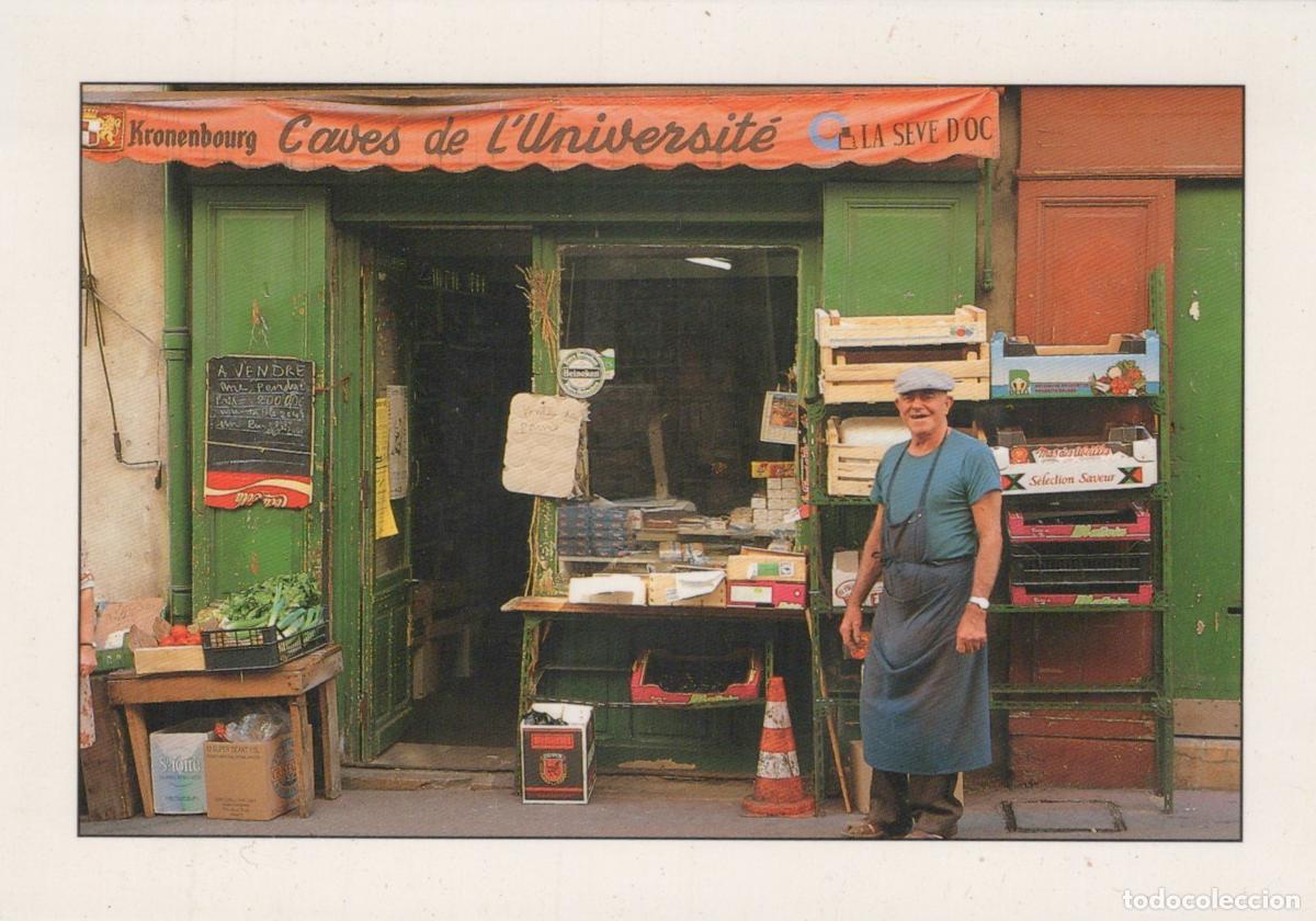 Postcards: France St Jean de Vedas Vieille &Eacute;picerie les Caves de L Unposted *YAF009