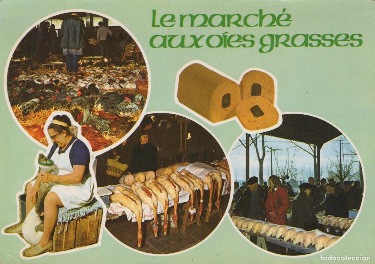 Postcards: France P&eacute;rigueux March&eacute; Aux Oies Grasses Production Foie Gras *YAF014