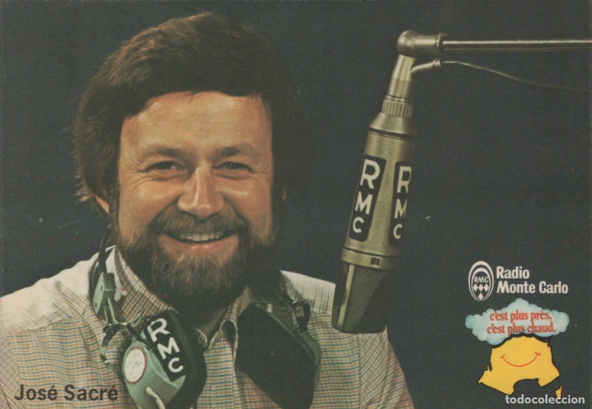 Cartoline: Monaco Monaco Principaut&eacute; de Animateur Radio Jos&eacute; Sacr&eacute; Rmc Unposted *YAF037