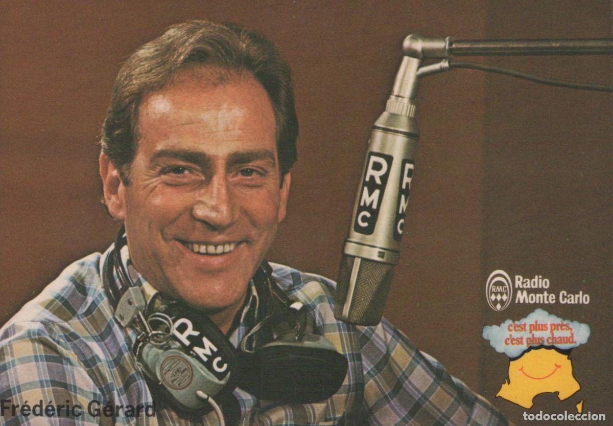 Cartoline: Monaco Monte Carlo Fr&eacute;d&eacute;ric G&eacute;rard Animateur Radio Rmc 1979 Unposted *YAF042