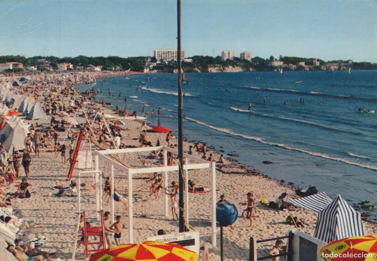 Cartoline: France Saint Georges de Didonne Plage de Valli&egrave;res Foule Estivale *YAF053