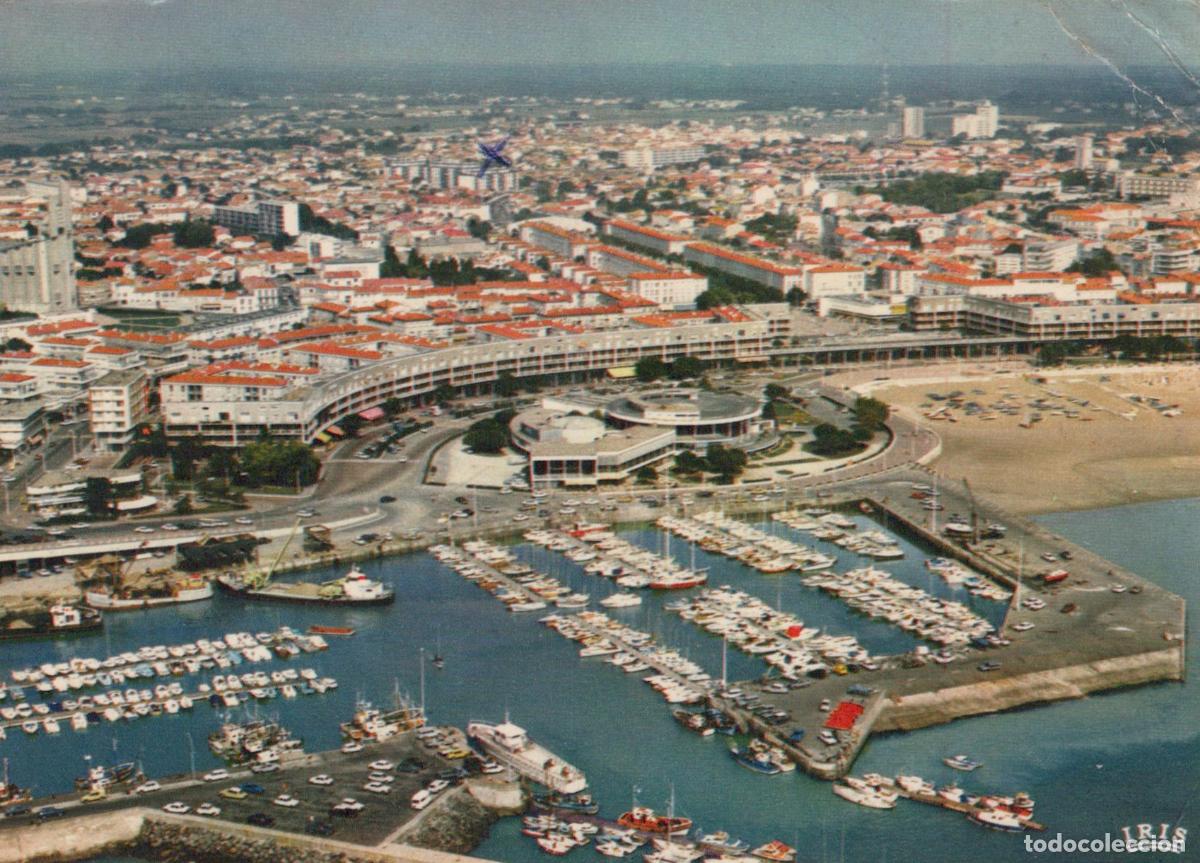 Postais: France Royan Vue A&eacute;rienne Port Casino Ville *YAF058