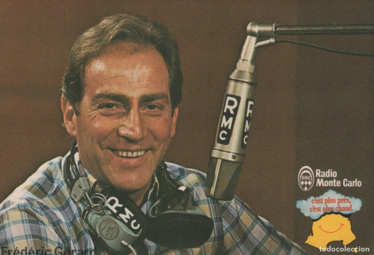 Postais: Monaco Monaco Principaut&eacute; Fr&eacute;d&eacute;ric G&eacute;rard Radio Monte Carlo Unposted *YAF041