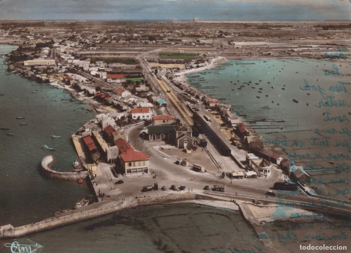 Cartes Postales: France Le Chapus Vue A&eacute;rienne Port Village Chemin de Fer Real Photo *YAF077
