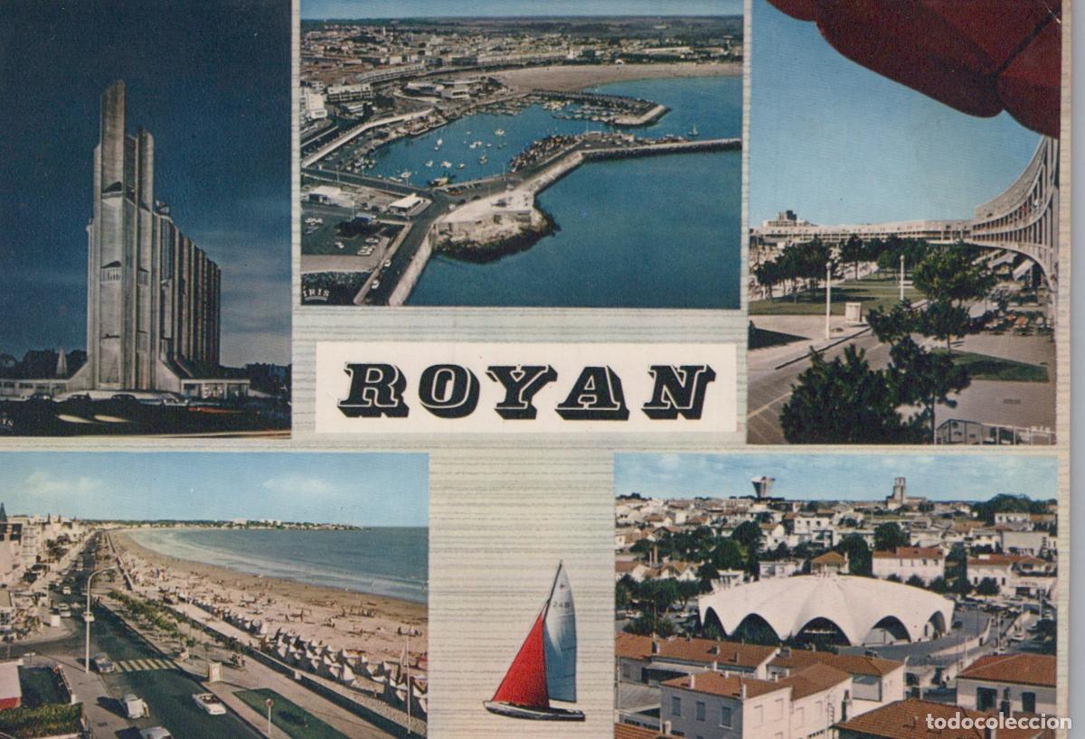 Cartes Postales: France Royan Vues Ville Reconstruite Port Plage *YAF076