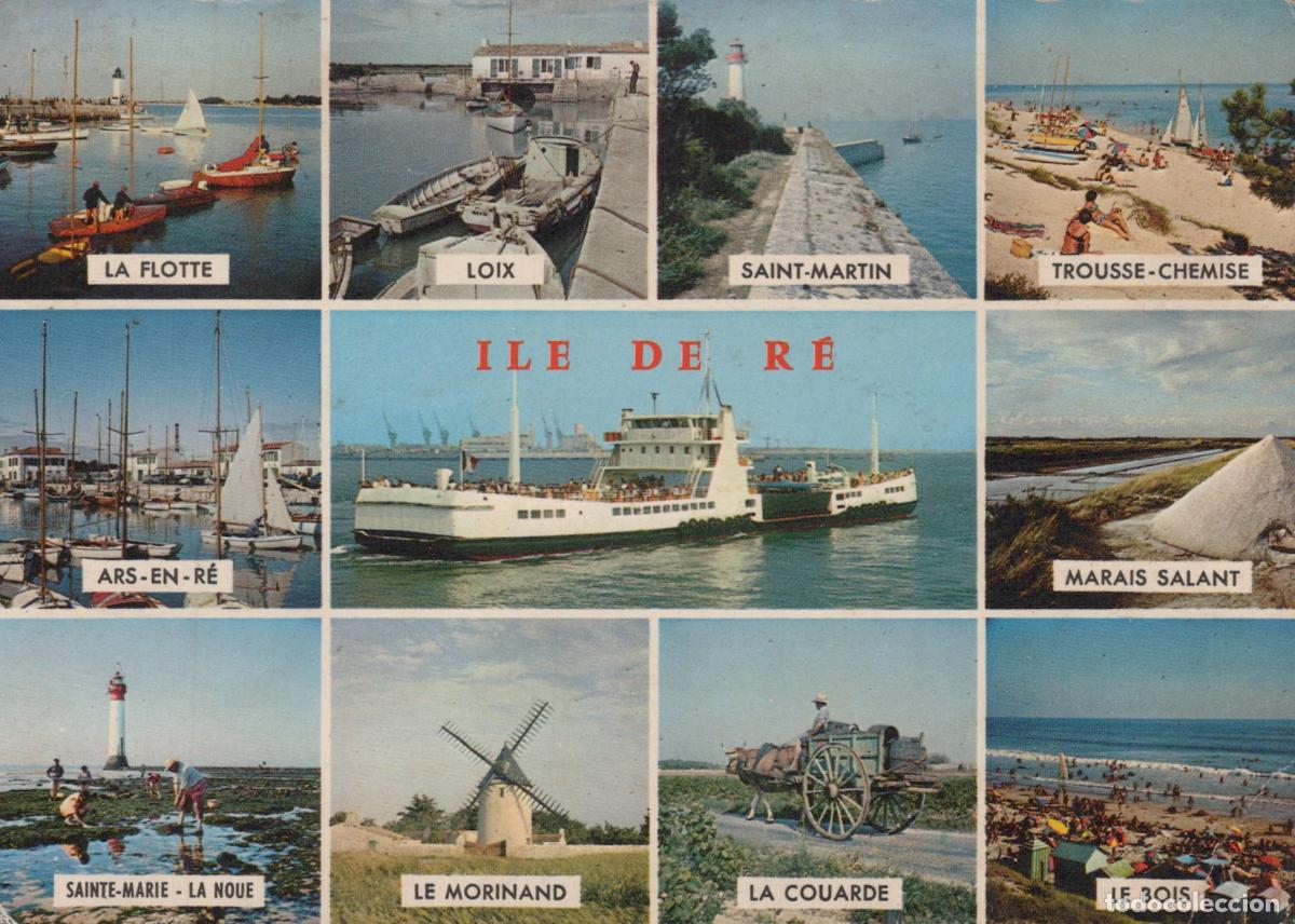 Cartes Postales: France Saint Martin Vues de L &Icirc;le de R&eacute; Ferry *YAF080