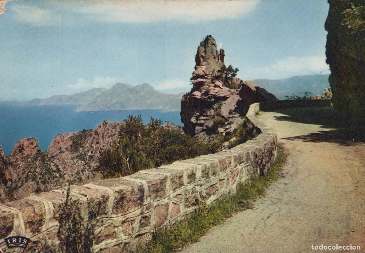 Cartes Postales: France Piana Calanche de Route C&ocirc;ti&egrave;re Avec Rochers Post&eacute;e *YAF132
