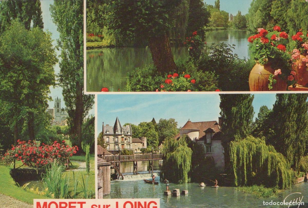 Cartes Postales: France Moret sur Loing Seine et Marne Paysage Fluvial Architecture *YAF137
