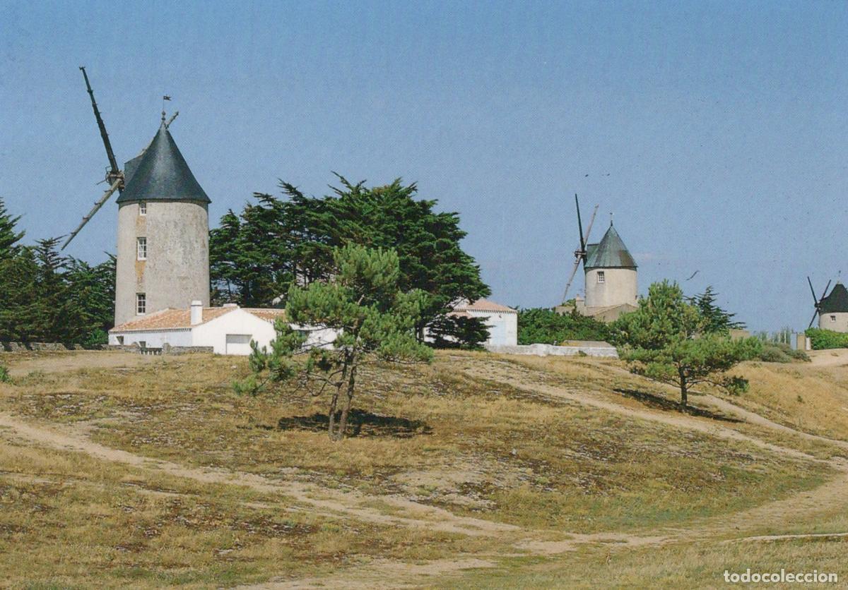 Cartes Postales: France Ile de Noirmoutier La Gu&eacute;rini&egrave;re Paysage Moulins Unposted *YAF147