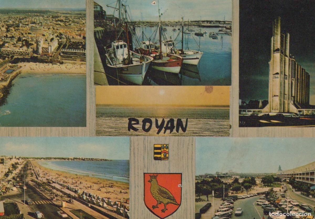 Cartes Postales: France Royan Multiview Port Beach Church *YAF099