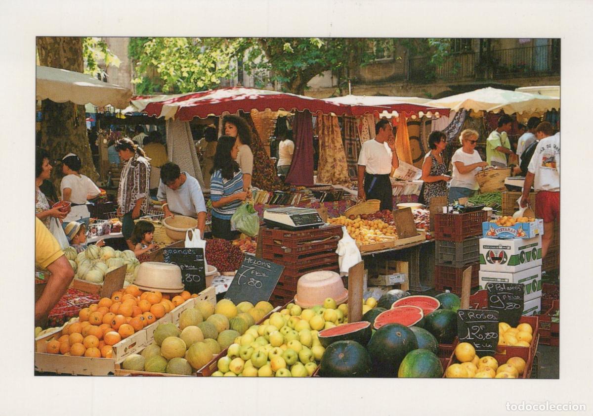 Cartes Postales: France St Jean de Vedas March&eacute; Proven&ccedil;al Anim&eacute; &Eacute;tals de Fruits Unposted *YAF173