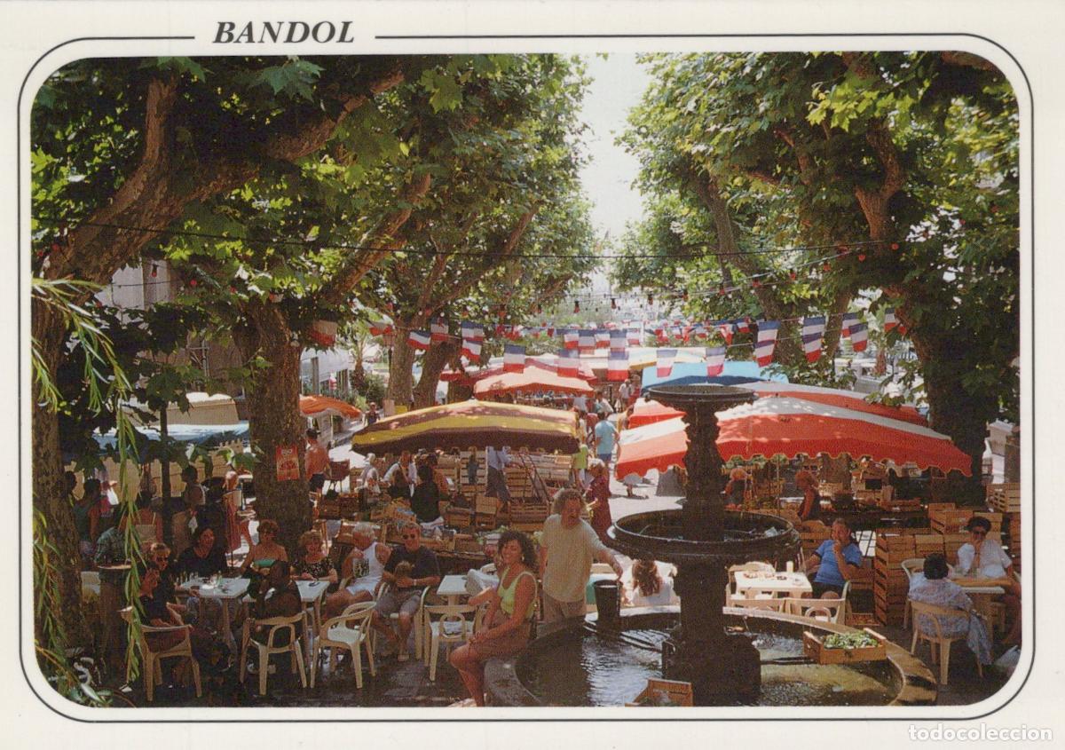 Cartes Postales: France Bandol Provence March&eacute; Proven&ccedil;al Avec Fontaine Unposted *YAF177