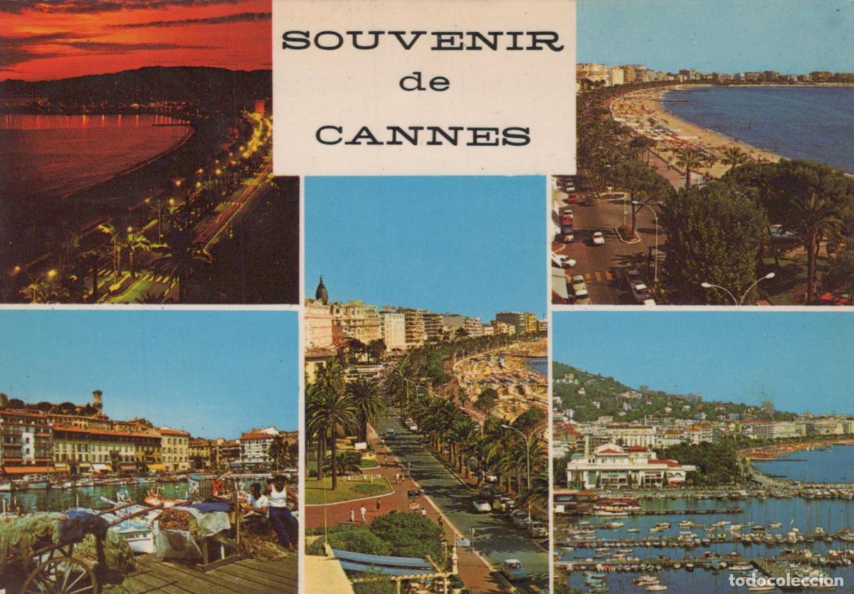 Postcards: France Cannes Vues C&ocirc;ti&egrave;res Plages Port *YAF193