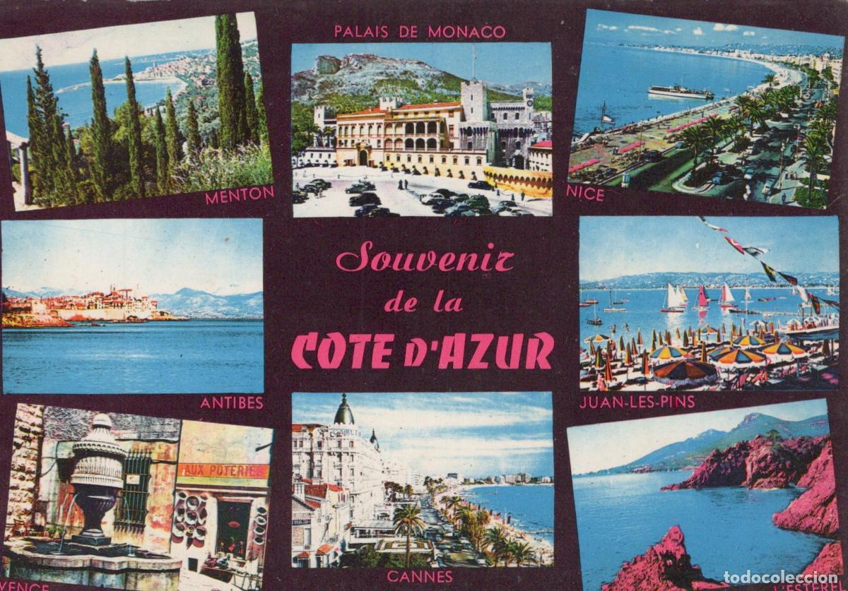 Postcards: France Nice C&ocirc;te D Azur Vues Multiples des Villes C&ocirc;ti&egrave;res *YAF202