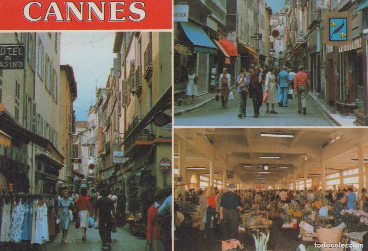 Postcards: France Cannes Rues Anim&eacute;es et March&eacute; Forville *YAF203