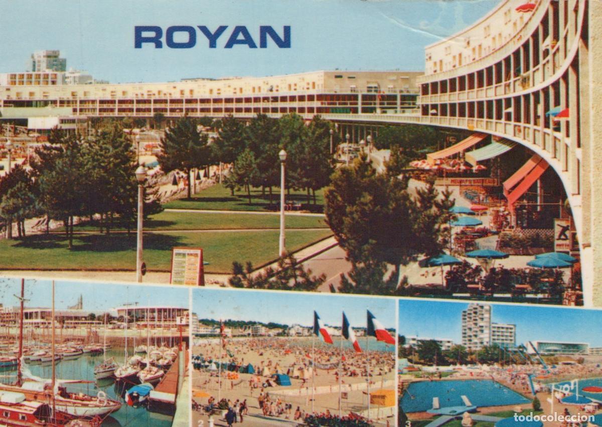 Postcards: France Royan Architecture Moderne Port Plage *YAF129