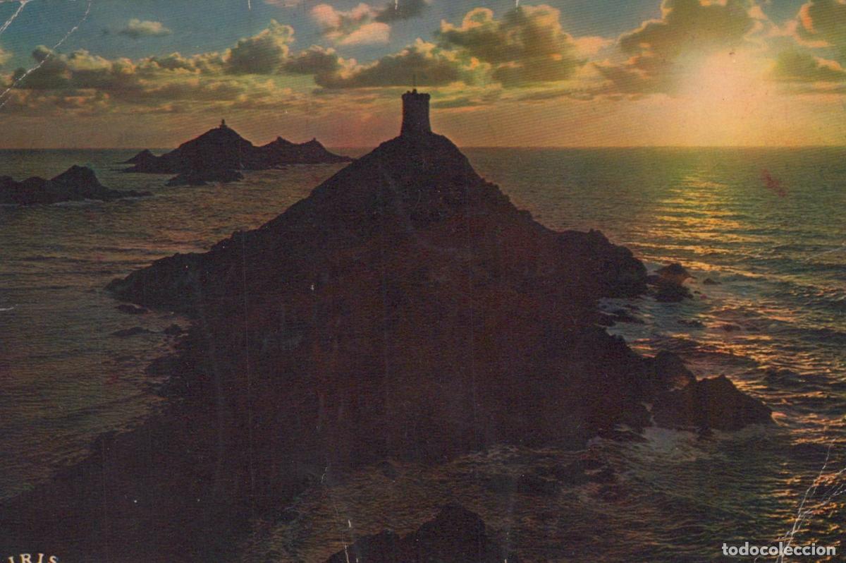 Postcards: France Ajaccio Iles Sanguinaires Coucher de Soleil 1977 *YAF134