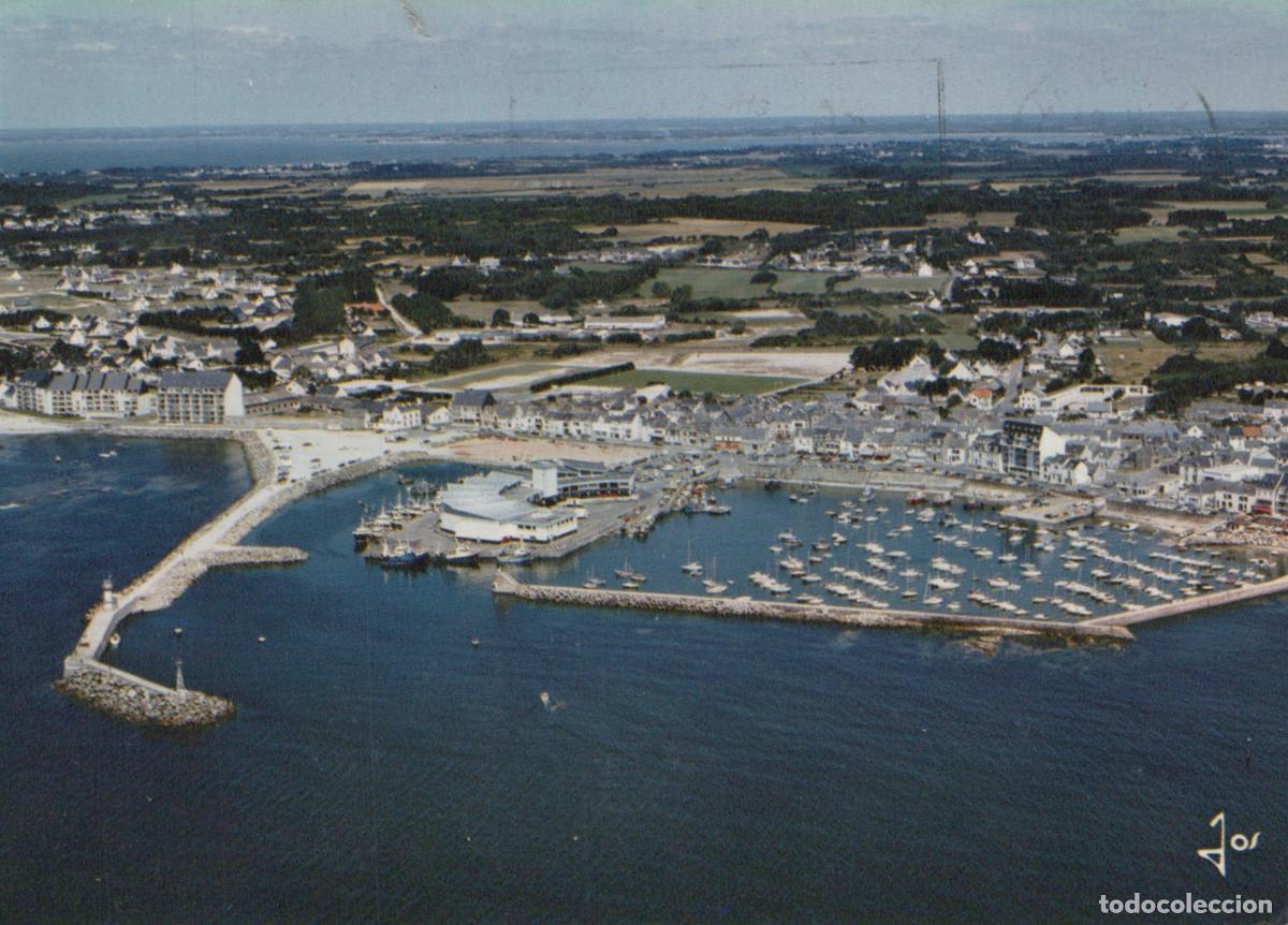 Postcards: France La Turballe Bretagne Port de Plaisance Vue A&eacute;rienne Marine *YAF135