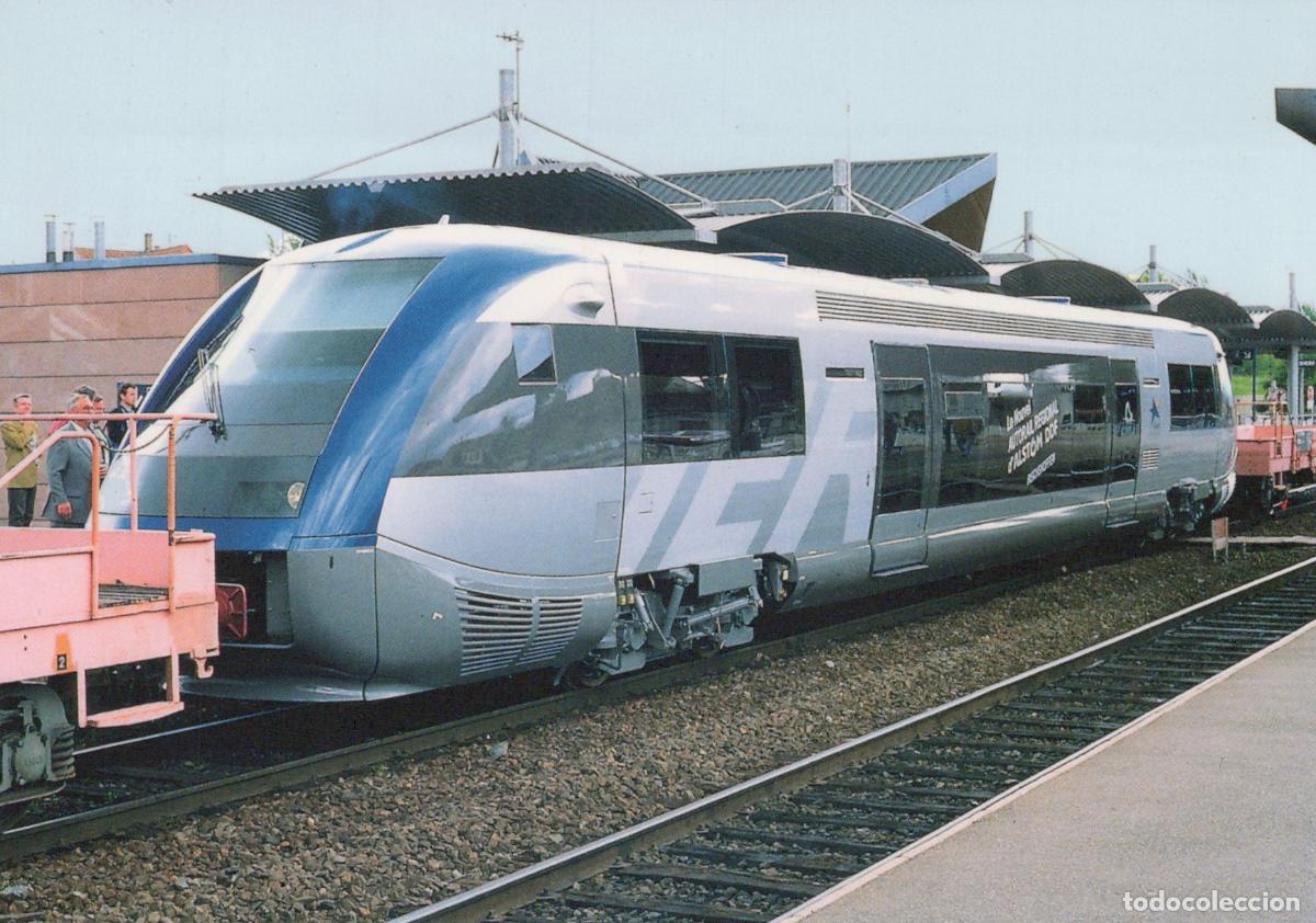 Postcards: France Molsheim Autorail X 73503 en Gare Pr&eacute;sentation Unposted *YAF140