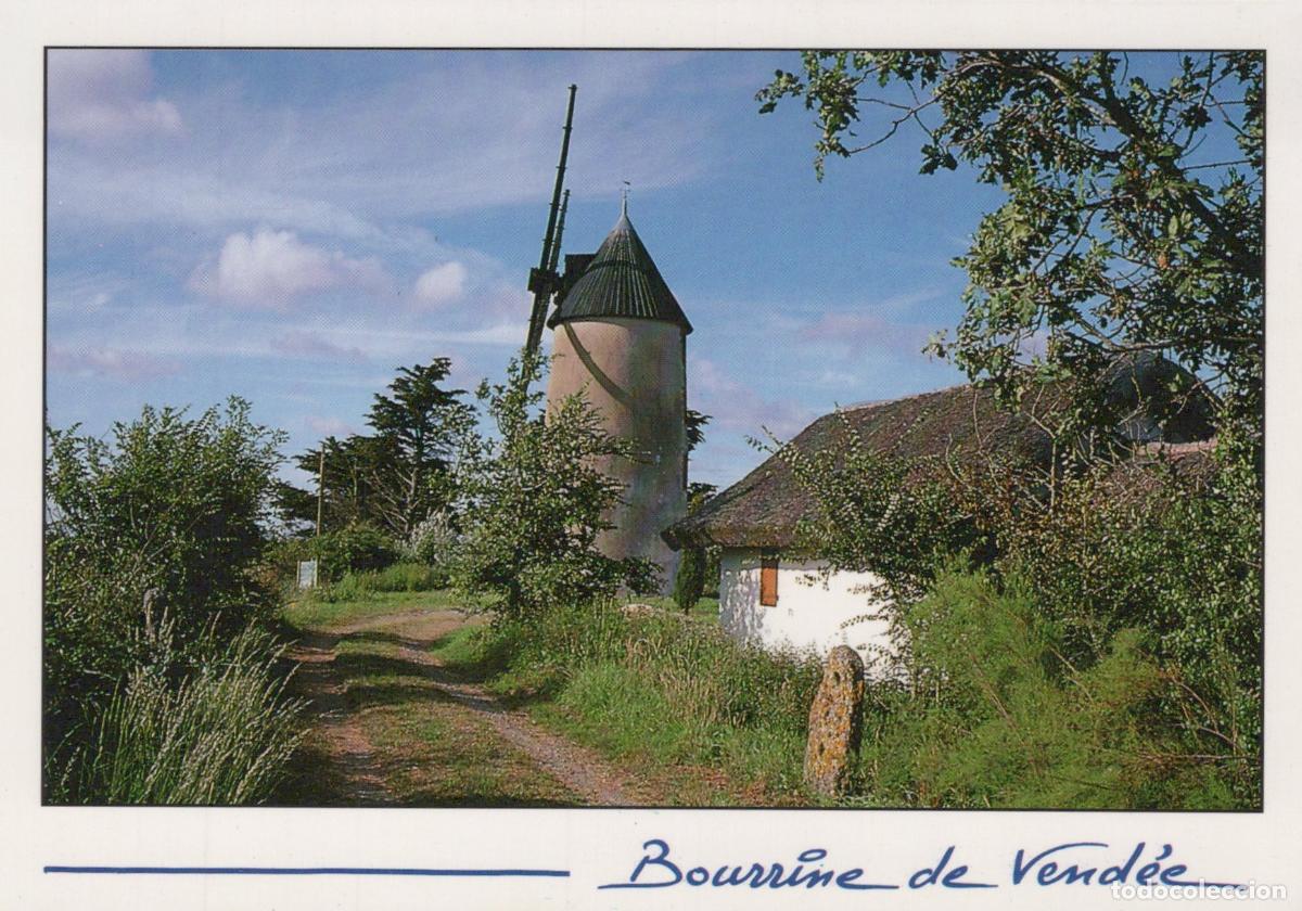 Postcards: France Vend&eacute;e Bourrine Moulin Architecture Unposted *YAF161