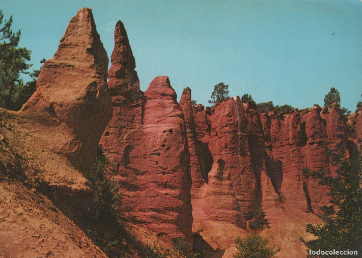 Postcards: France Roussillon Falaises D Ocre et Sang Cirque des Aiguilles *YAF263