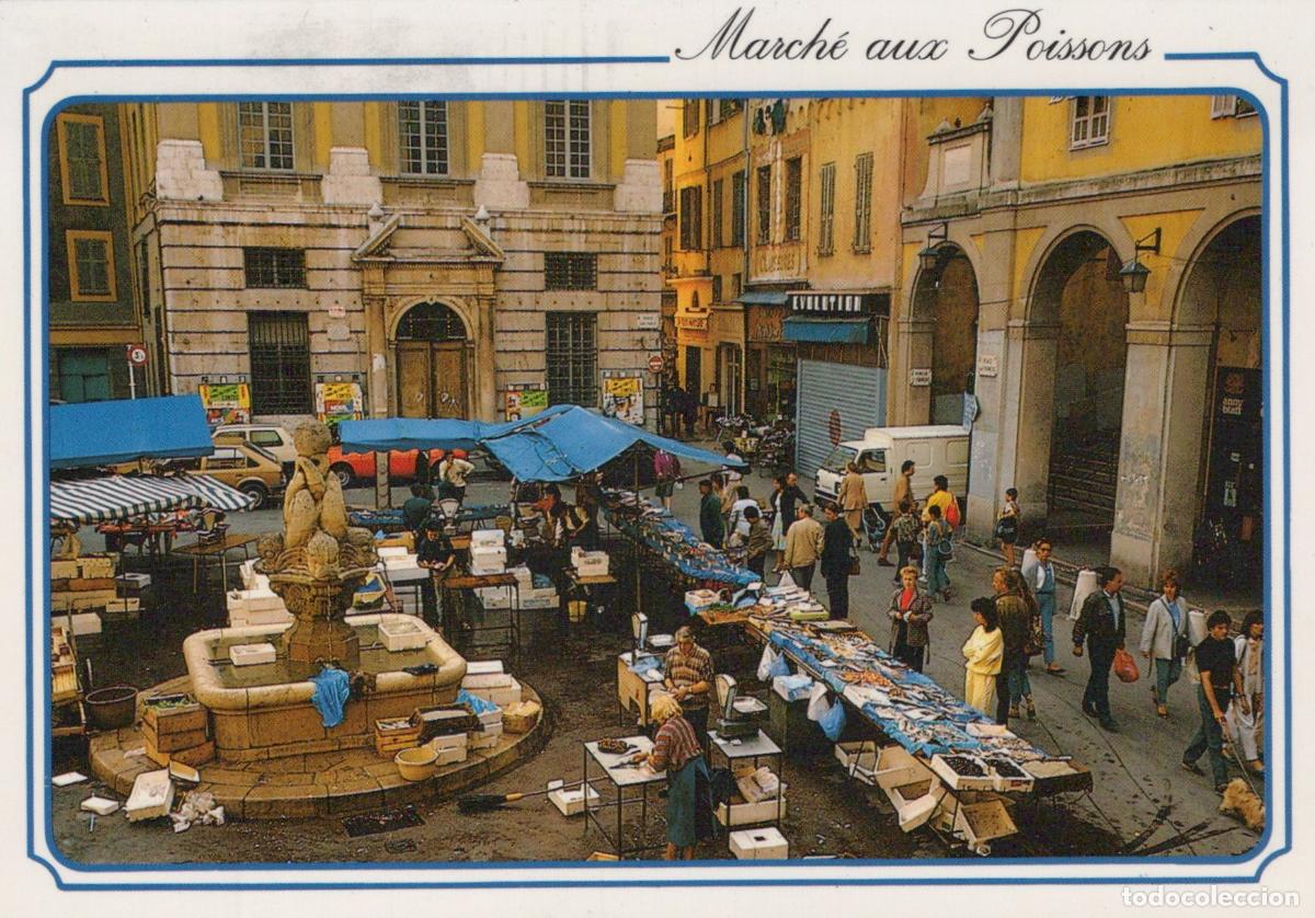 Postcards: France Nice March&eacute; Aux Poissons Sc&egrave;nes de Vie Unposted *YAF170