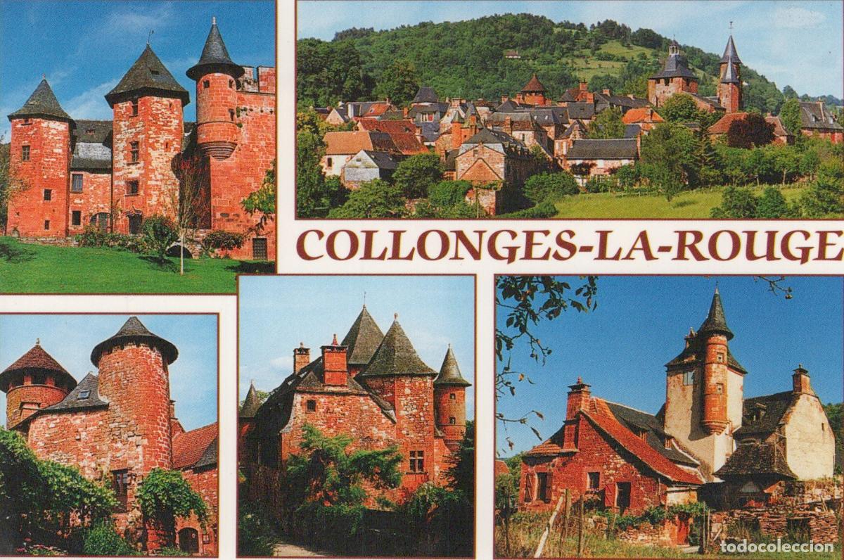 Postais: France Collonges la Rouge Village M&eacute;di&eacute;val en Gr&egrave;s Rouge *YAF272