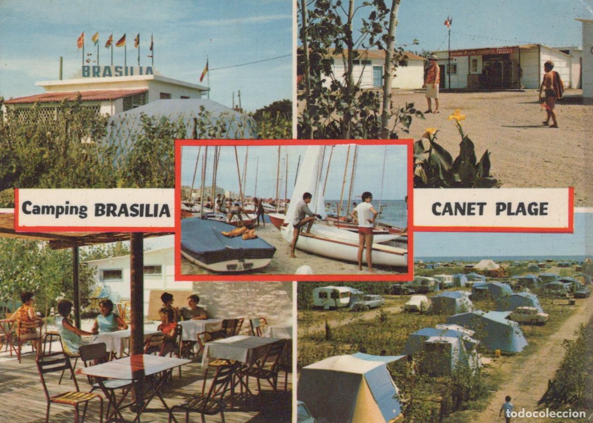 Postkarten: France Canet Plage Camping Brasilia Plage *YAF209