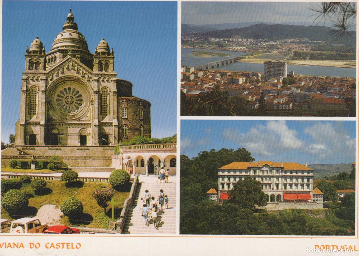 Postales: Portugal Viana Do Castelo Santu&aacute;rio Santa Luzia Hotel Panor&acirc;mica Oblit *YAF343