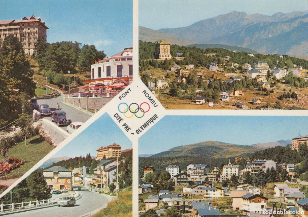 Postales: France Font Romeu Pyr&eacute;n&eacute;es Orientales Cerdagne Cit&eacute; Unposted *YAF220