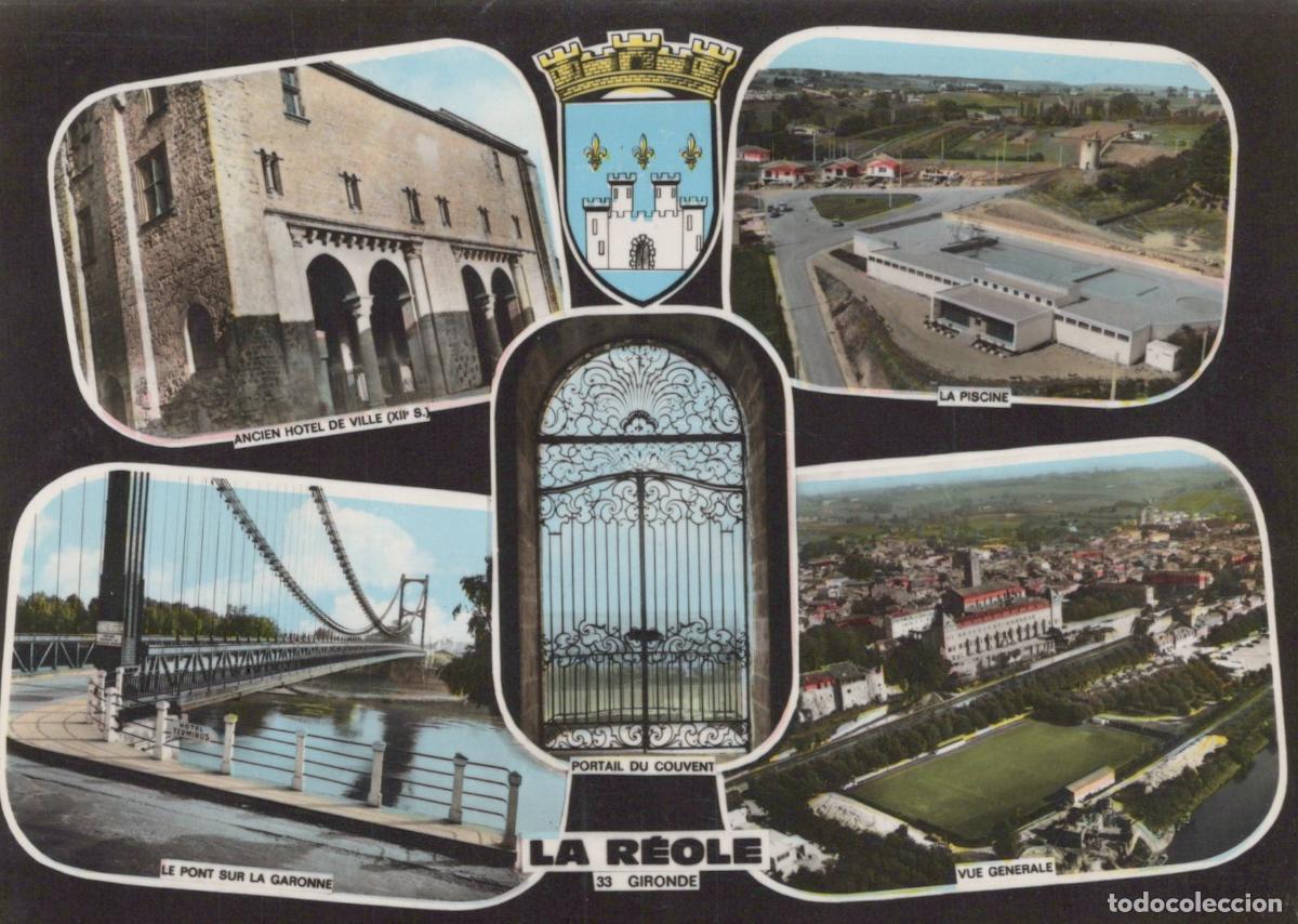 Postales: France La R&eacute;ole Vues Multiples H&ocirc;tel Pont Piscine *YAF221