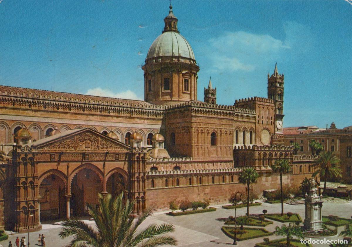 Postales: Italia Palermo Cattedrale Dell Assunta Architettura Normanna Oblitera *YAF358