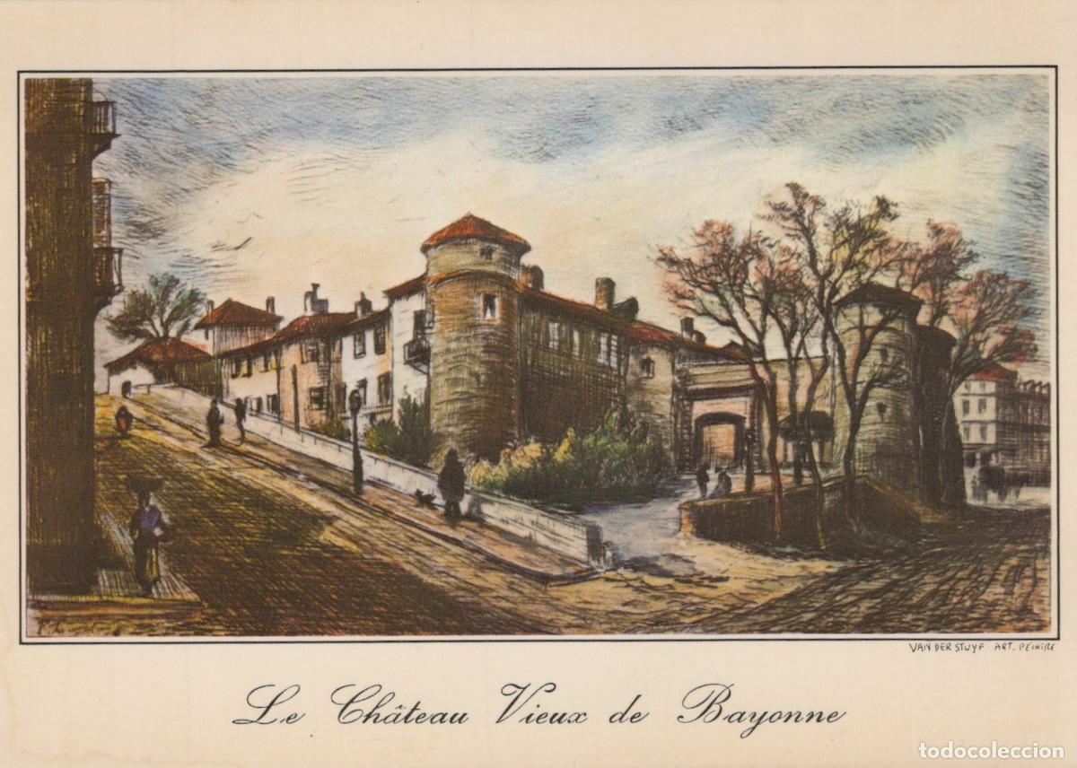 Postcards: France Bayonne Ch&acirc;teau Vieux Gravure Ancienne Unposted *YAF231