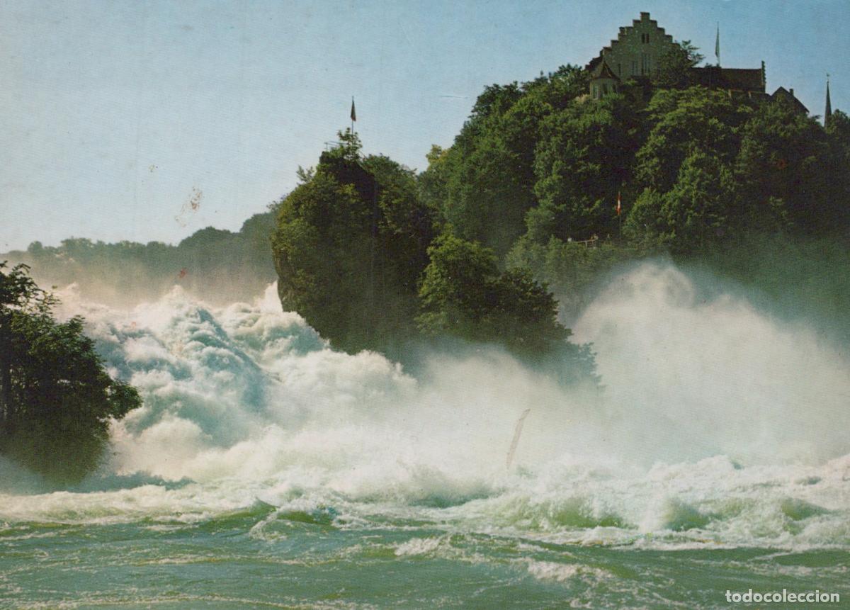 Postcards: Schweiz Neuhausen Rheinfall Schloss Laufen Natursch&ouml;nheit Unposted *YAF384