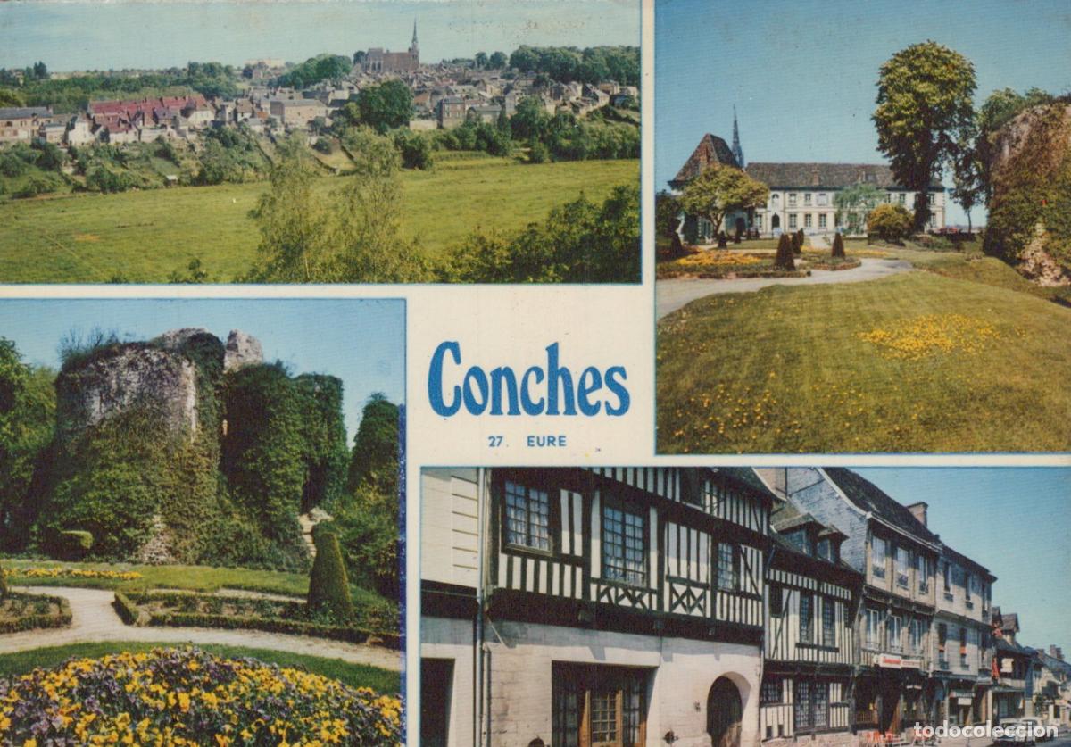 Cartes Postales: France Conches Vues Multiples Architecture Ruines Sc&egrave;nes de Rue *YAF404