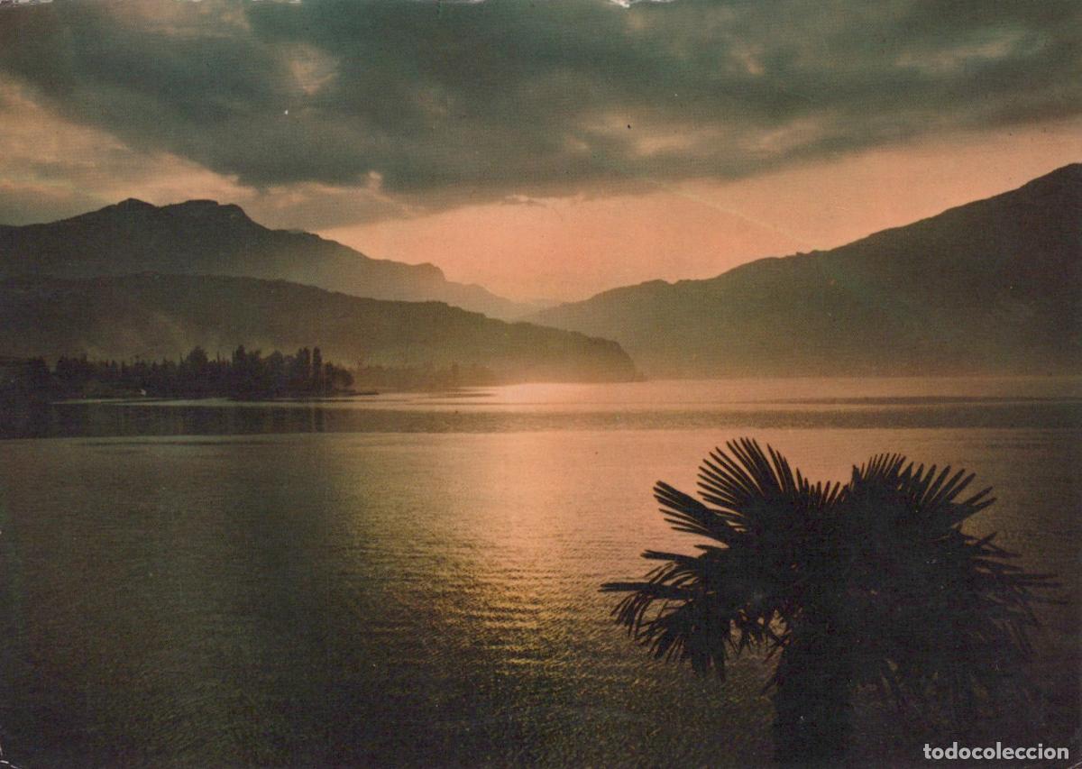 Cartes Postales: Italia Lake Garda Lago DI Garda Paesaggio Lacustre Alpino Controluce *YAF408