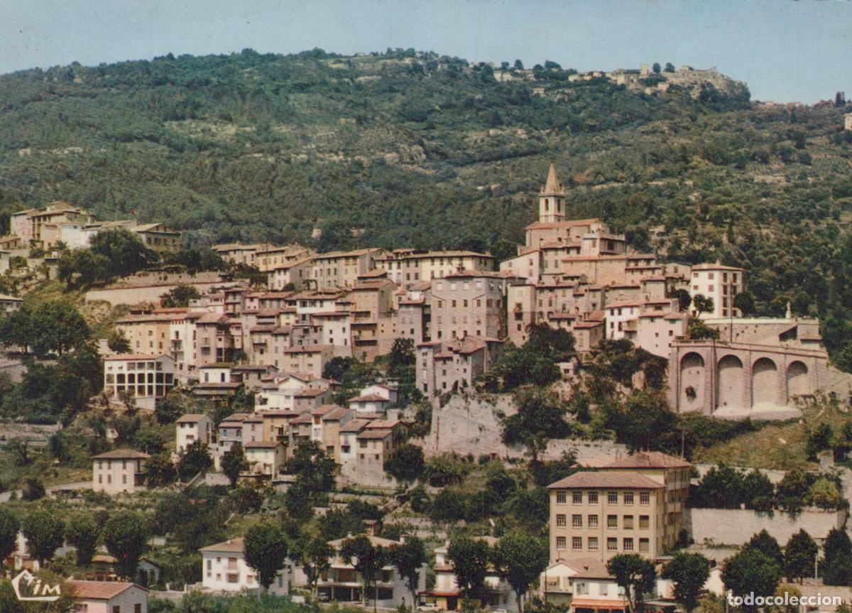 Cartes Postales: France Contes Vue Panoramique du Village Perch&eacute; Architecture Unposted *YAF419