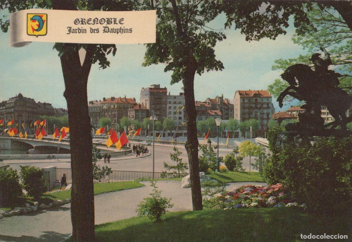 Postais: France Grenoble Jardin des Dauphins Statue *YAF444