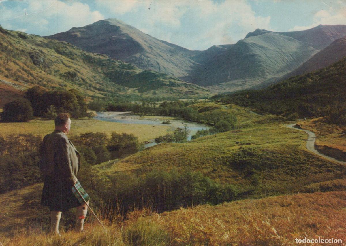 Postais: United Kingdom Fort William UK Scenic Glen Nevis Man in Kilt *YAF459