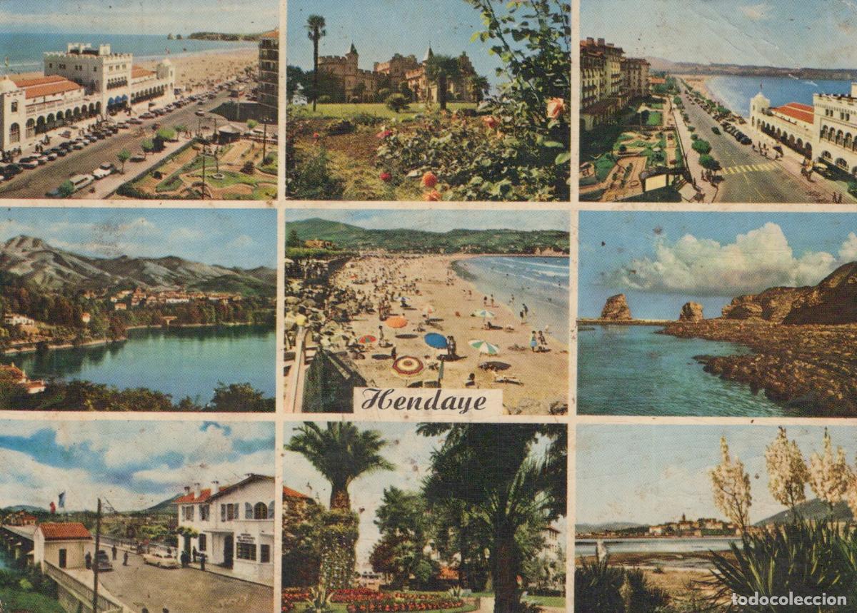 Postais: France Hendaye Vues Multiples Plage Architecture *YAF294