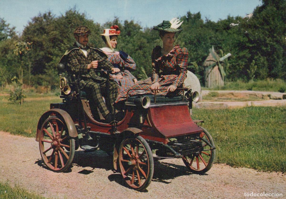 Postais: France Nantes Voiture Peugeot Vis &Agrave; Vis 1895 Costumes D &Eacute;poque *YAF314