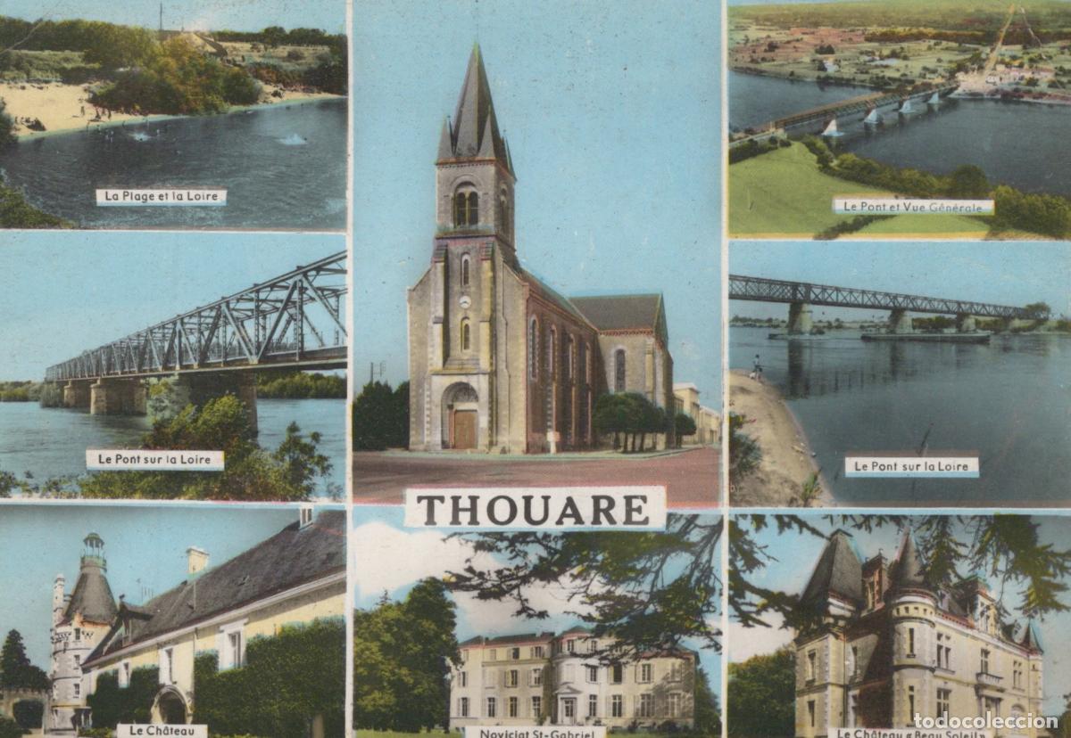 Postais: France Thouare Vues Multiples &Eacute;glise Ponts Ch&acirc;teaux *YAF514